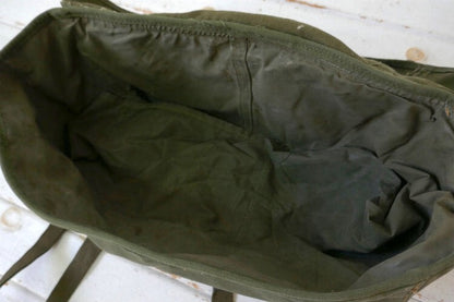 US Army real military M-1945 khaki canvas 40's vintage field cargo pack bag USA