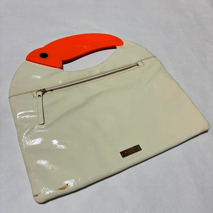 Kate Spade Toucan Bird Summer Clutch Bag enamel leather USED from Japan