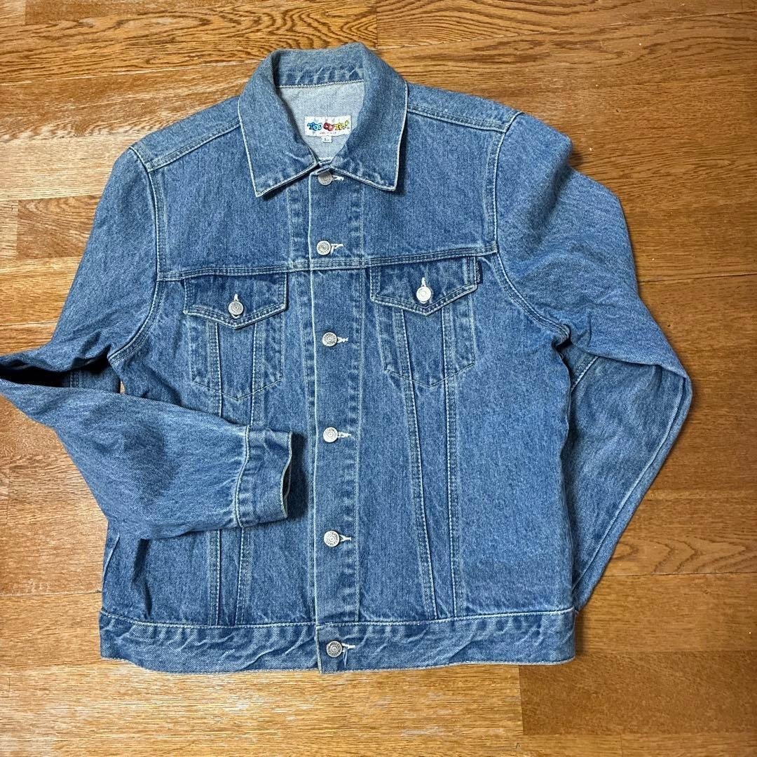 Disney Too Cute Embroidered Denim Jacket L Made in USA Rare Vintage