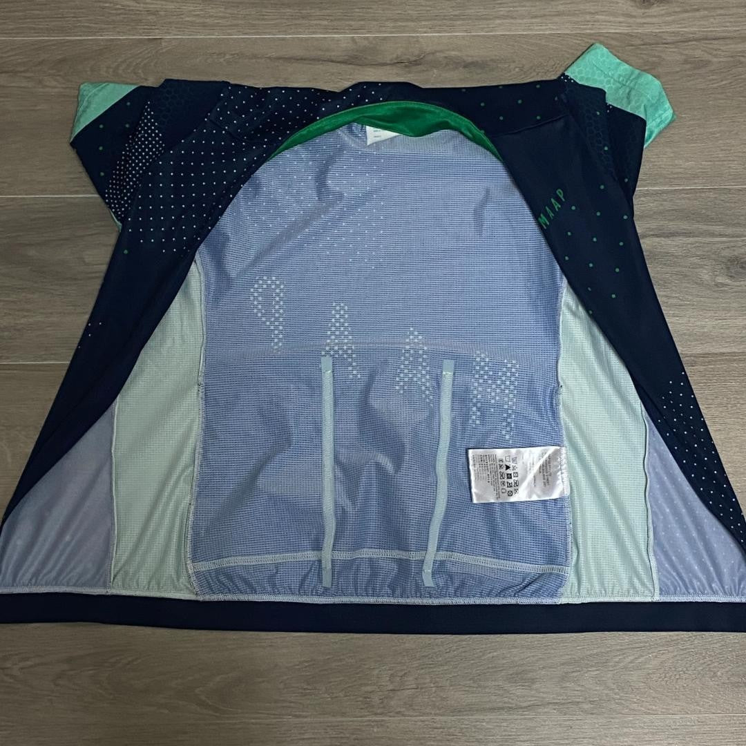 MAAP Women's Jersey XS Navy x Green