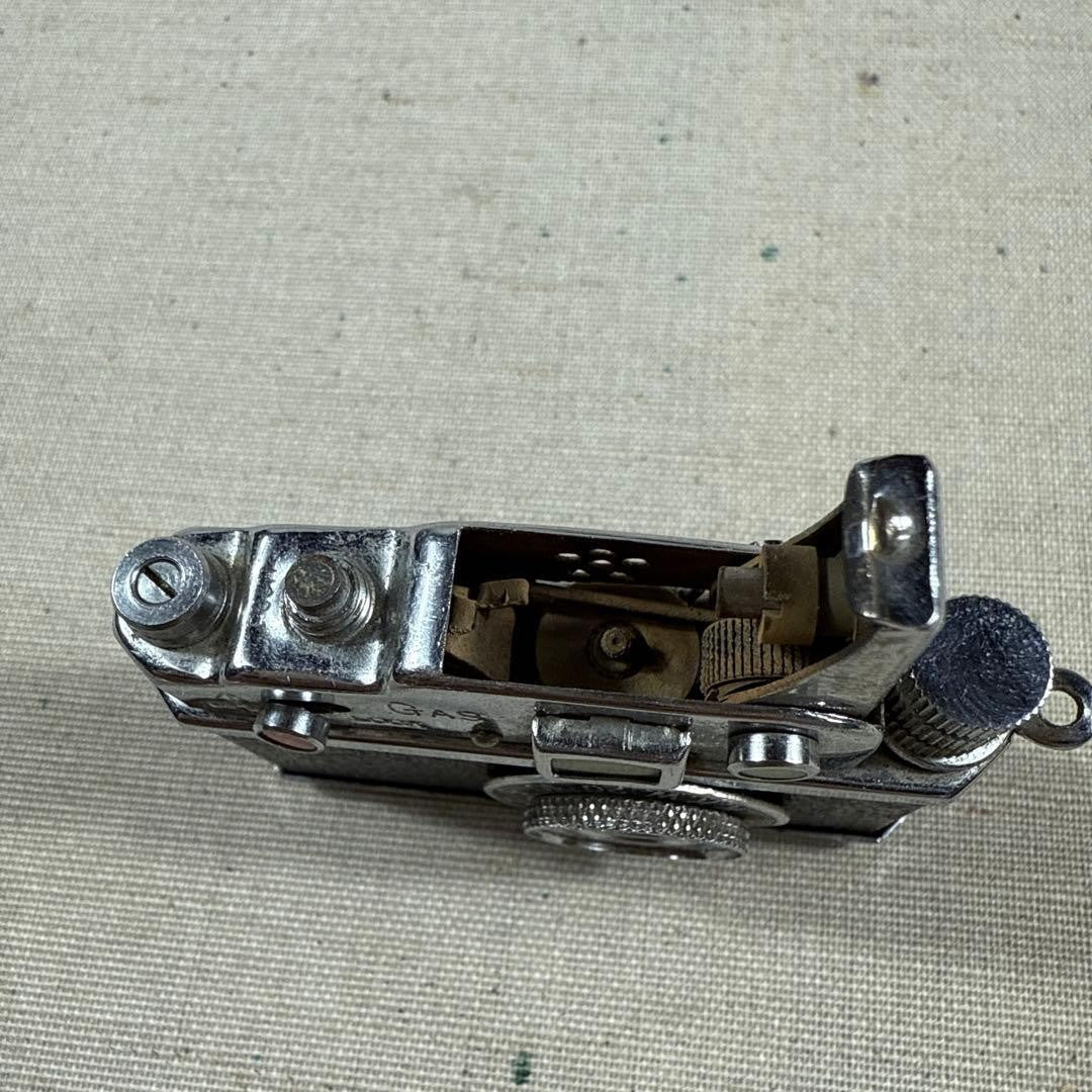 Rare 80s Vintage Camera Gas Lighter Showa Retro Antique