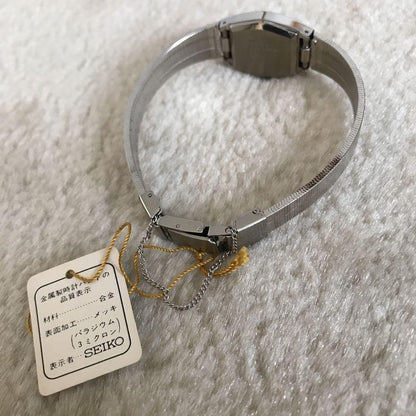 SEIKO BSC041 Hand Wind Ladies Wristwatch Dead Stock Bracelet Timepiece