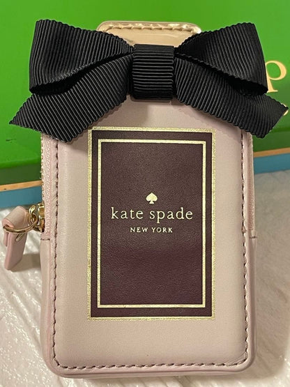 Rare Kate Spade Perfume Bottle On Pointe Novelty Coin Case Pouch With Box