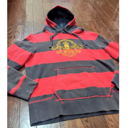 Vintage RUGBY POLO RALPH LAUREN hoodie, size M, skull embroidery.