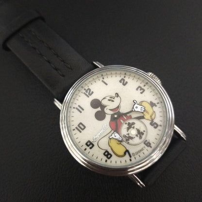 Ingersoll Mickey Mouse Watch Disney Unisex Rare From Japan