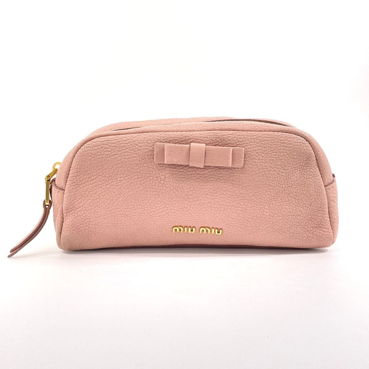 MIU MIU Pouch leather Women make up pouch