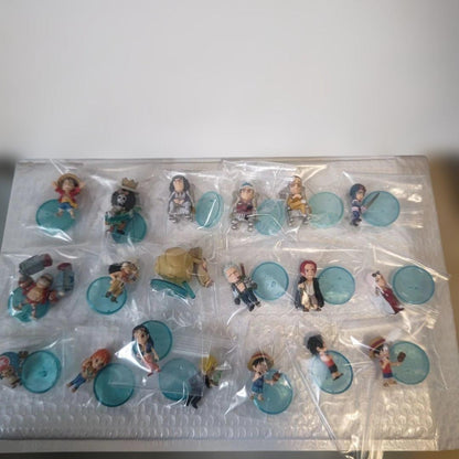 One Piece Figure Collection Lot 16 Piece Set Vintage Rare MultiSeries
