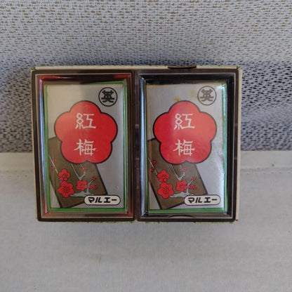 Unopened Hanafuda MARUEI Red Plum Showa Retro Retro Toy Card Game