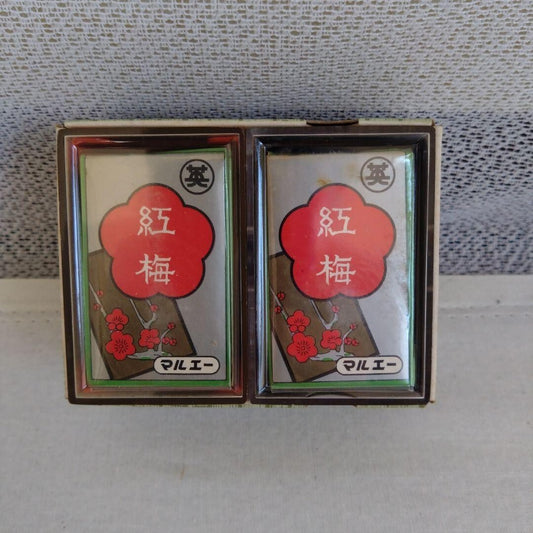 Unopened Hanafuda MARUEI Red Plum Showa Retro Retro Toy Card Game