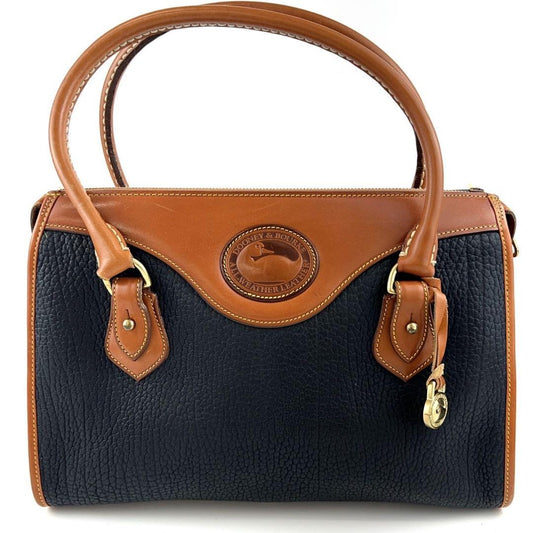 "Dooney & Bourke Leather Tote Bag YJ202 8.7x12.6x3.9 Inch" /Used++