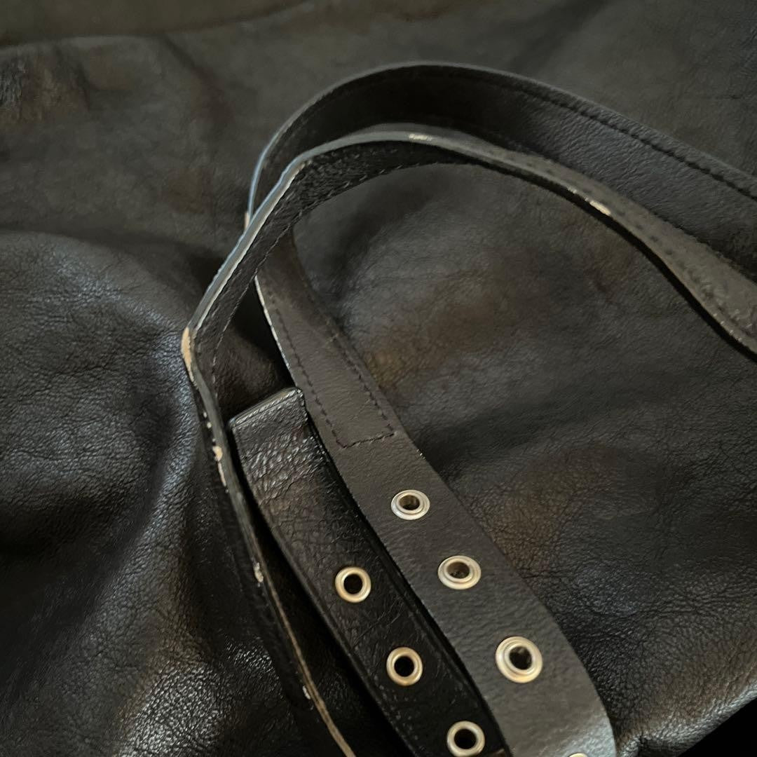 Lacoste Women Black Leather Tote Bag Shoulder Limited Edition Rare french Fashio