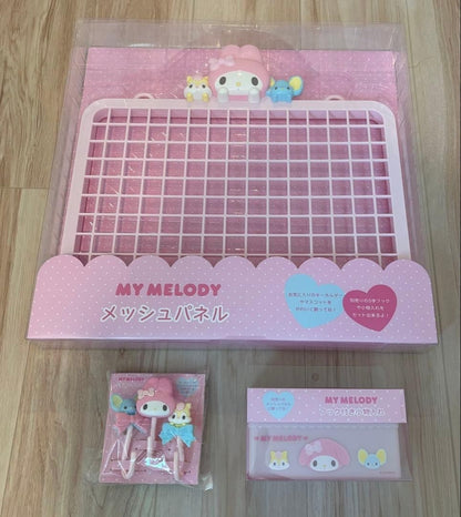 My Melody Decorative Storage Series Mesh Panel S-hook with Hooked Small Item