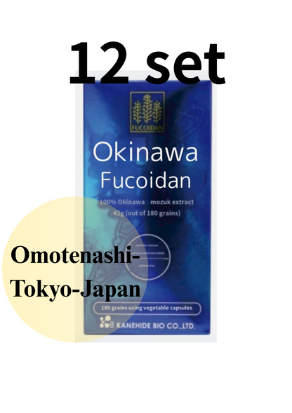 Mozuku Fucoidan Kanehide Bio 42000mg Okinawa 180 capsules Set of 12