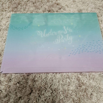 Disney Little Mermaid Ariel Sticky Notes with Case Princess Stationery Set New