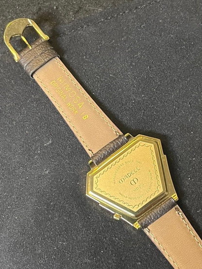 unused unique hexagonal case micro brand men's watch