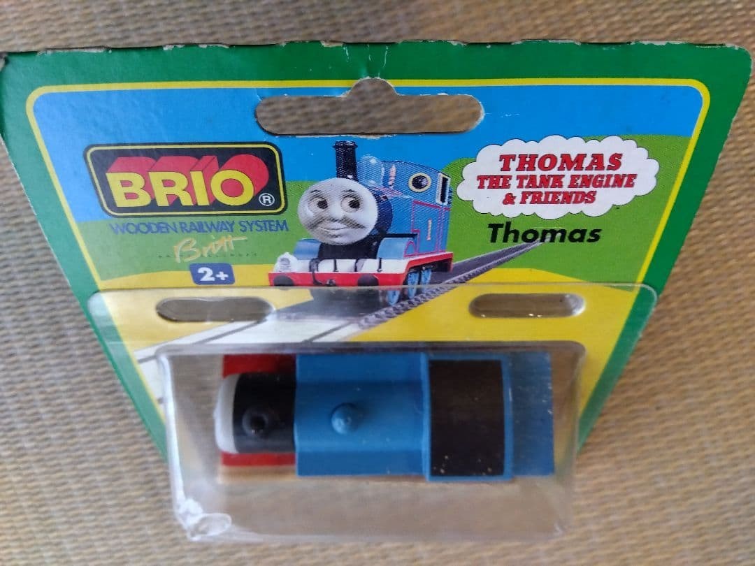 BRIO Thomas Wooden Train Dead Stock Toy Collectible Blue Rare Vintage