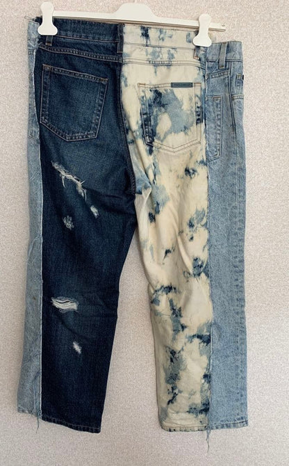 Dolce Gabbana Patchwork Denim