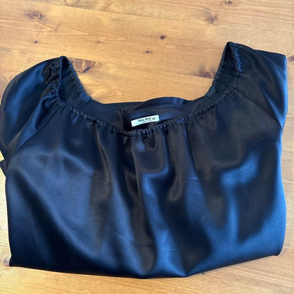 MIU MIU / Silk Dress / Excellent Condition / Satin Fabric in Elegant Style