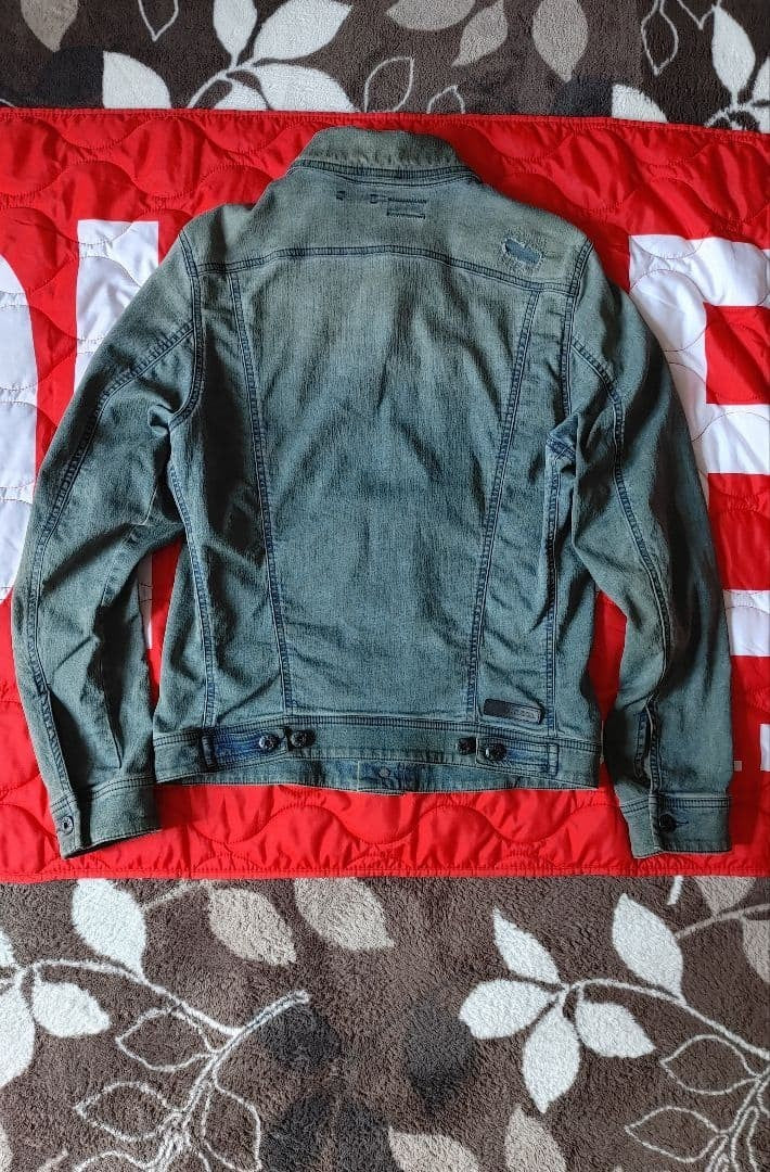 Diesel Men S Jogg Sweat Stretch Denim Jacket Washed Almost unused Luxury Italian