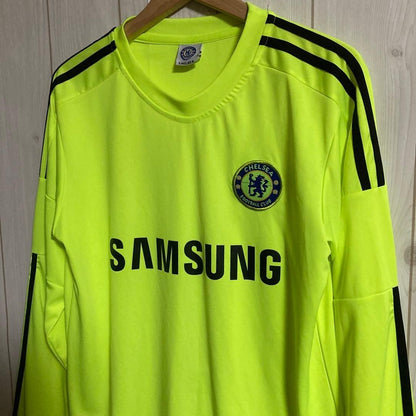 Chelsea FC Petr Čech GK Long Sleeve Soccer Jersey Uniform Size L - Rare