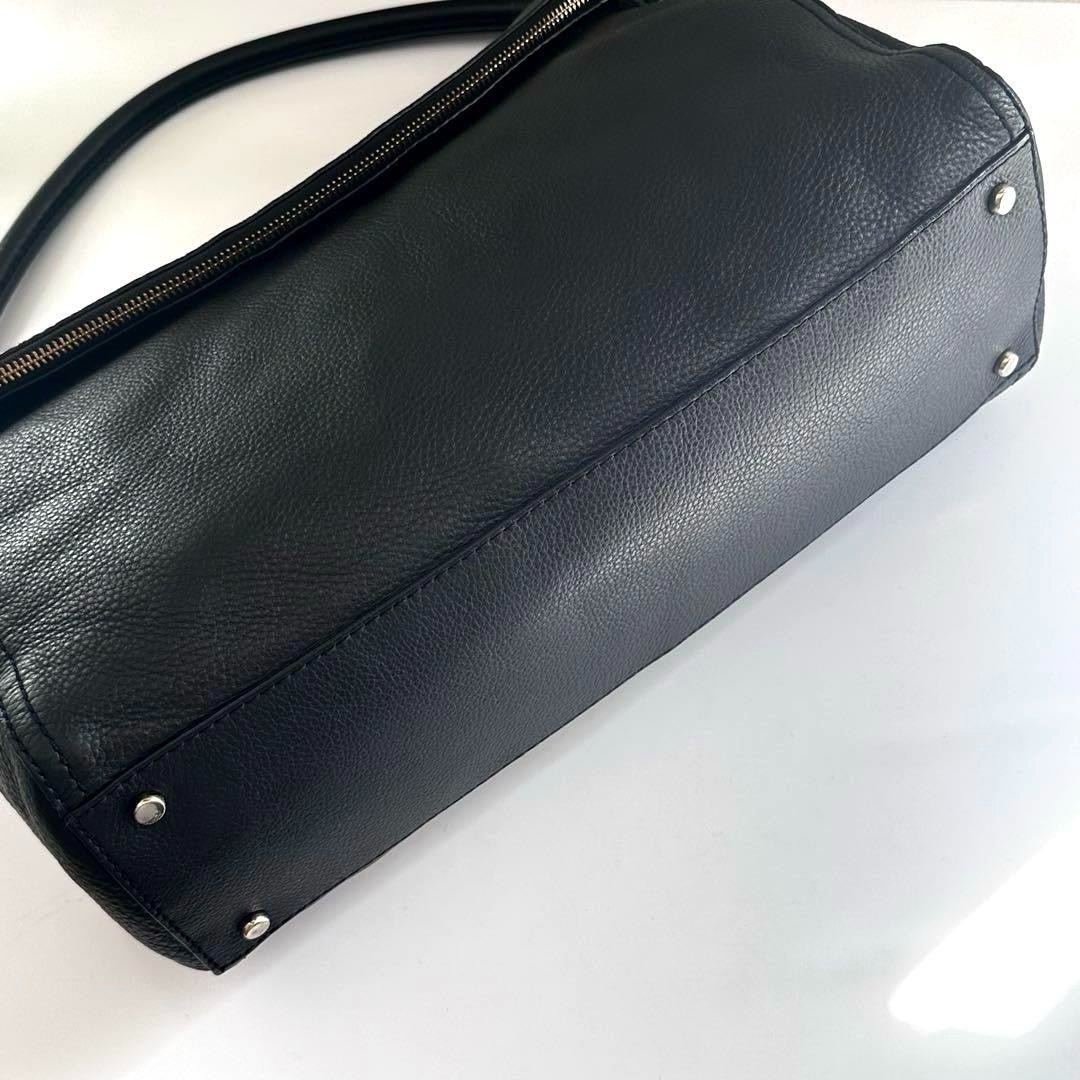 Kate Spade Genuine Leather Tote Bag Large Capacity Business Bag Black