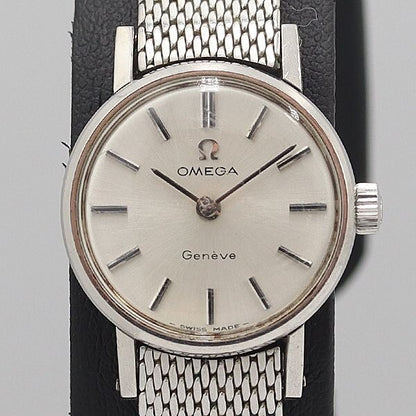 Omega Seamaster De Ville Women's Manual winding Round Silver Vintage Swiss Made