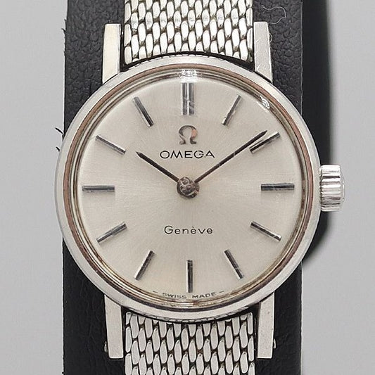 Omega Seamaster De Ville Women's Manual winding Round Silver Vintage Swiss Made