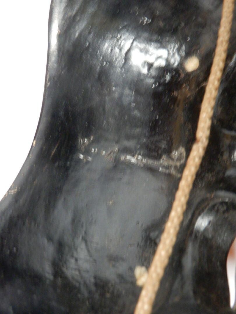 Showa Retro Antique] Engraved O-men