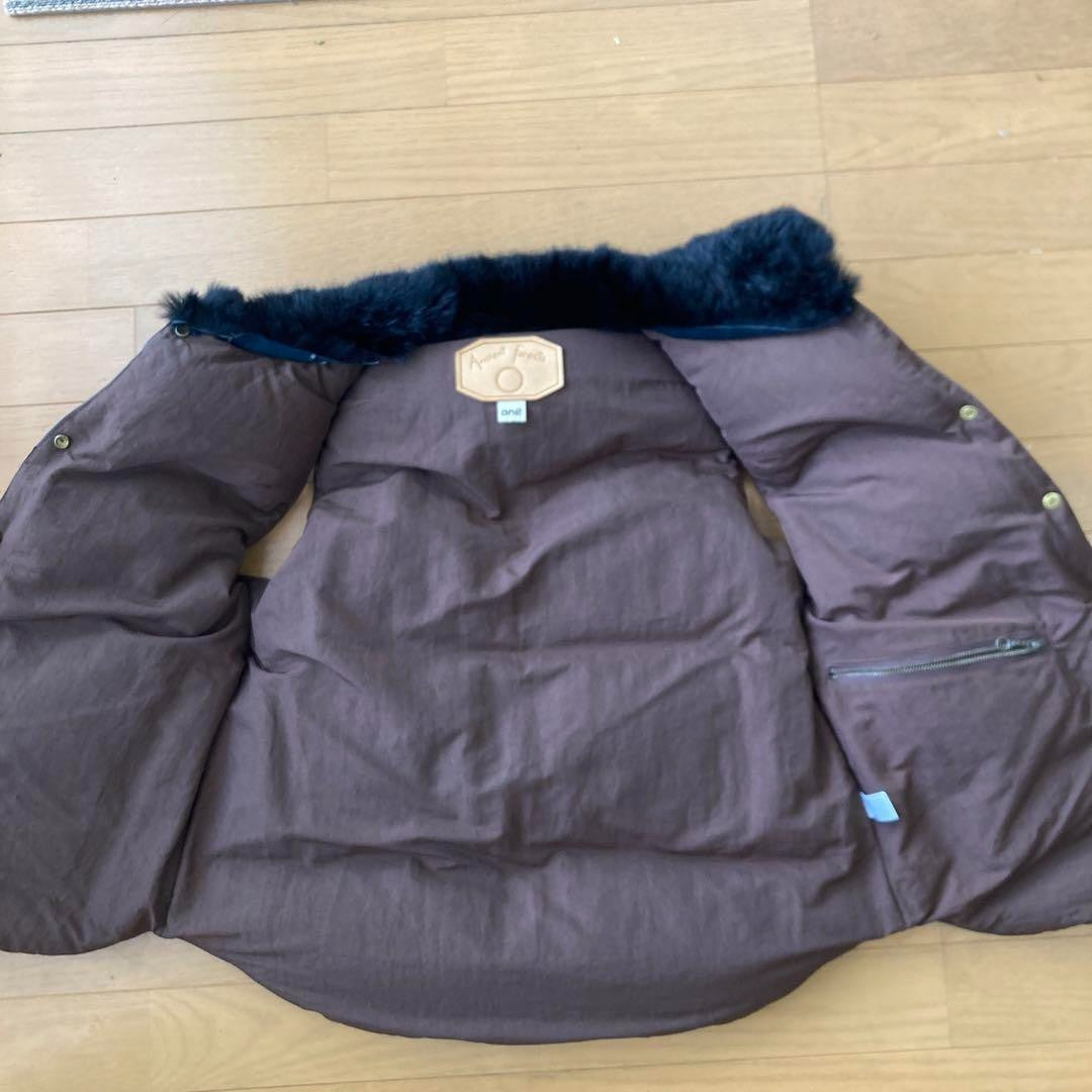 Rocky Mountain Featherbed Down Vest Black Nylon USED from Japan