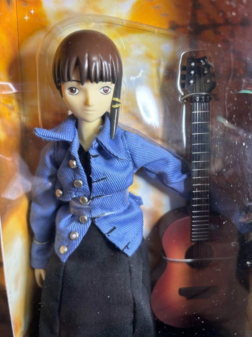 SERIAL EXPERIMENTS LAIN GUITAR OUTFIT DOLL ACTION FIGURE LIMITED EDITION Used