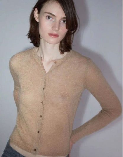 Paloma Wool Avec Plaisir Print Long Sleeve Button Cardigan S Good condition