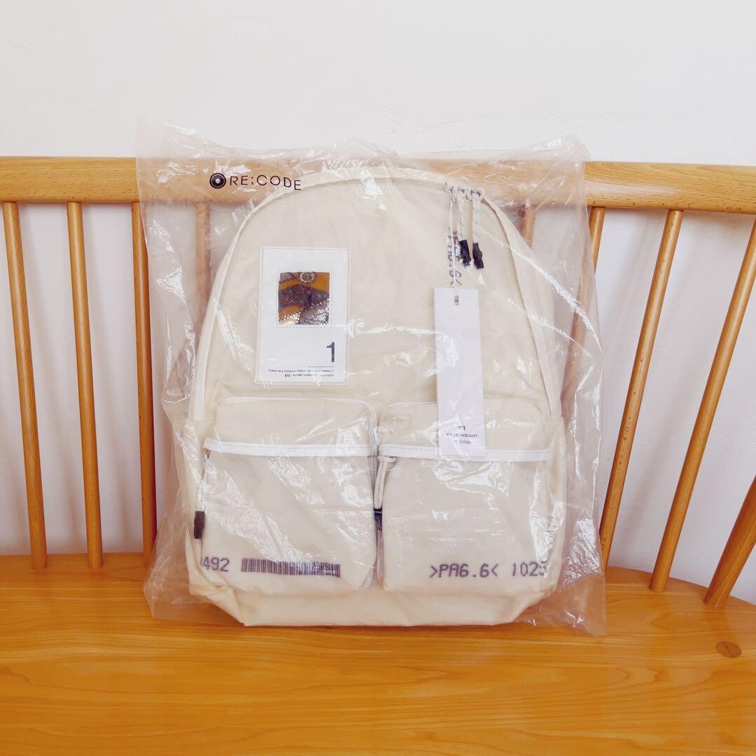 RECODE BTS SUGA YoonGi HYBE INSIGHT Backpack Collector's Edition Cream Used