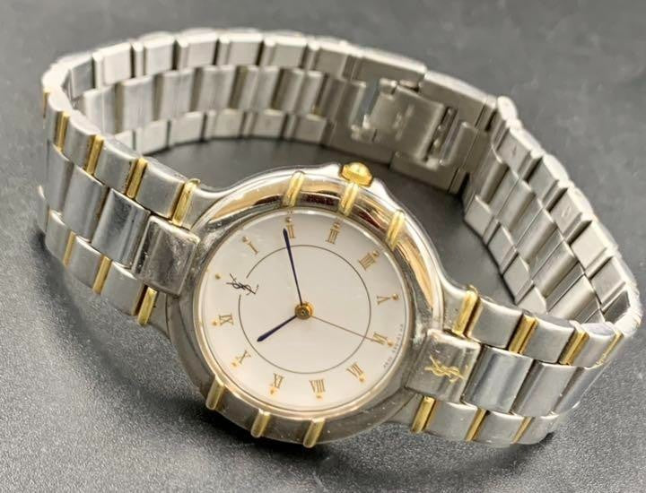 Yves Saint Laurent Ysl 4630-E63 Women's Quartz Watch Japan made #1802