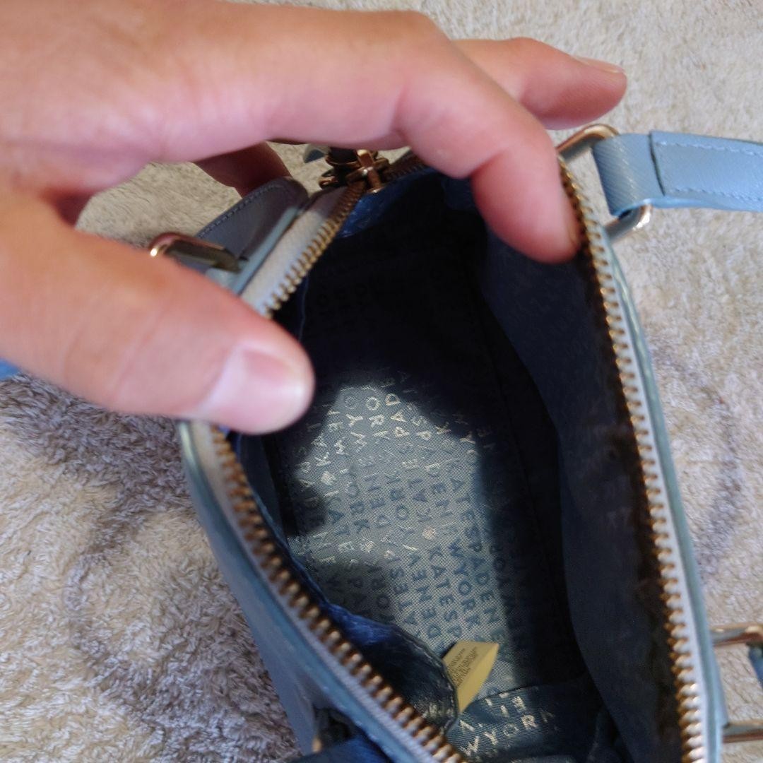 kate spade NEWERA mini shoulder light blue.