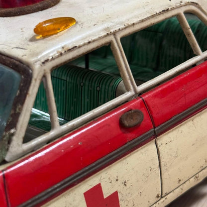 【Old Tin Automobile】 Toyopet Crown AMBULANCE Emergency Vehicle
