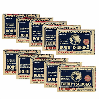 Nichiban ROIHI TSUBOKO Body Care Patch 78 Sheets x10 Japan