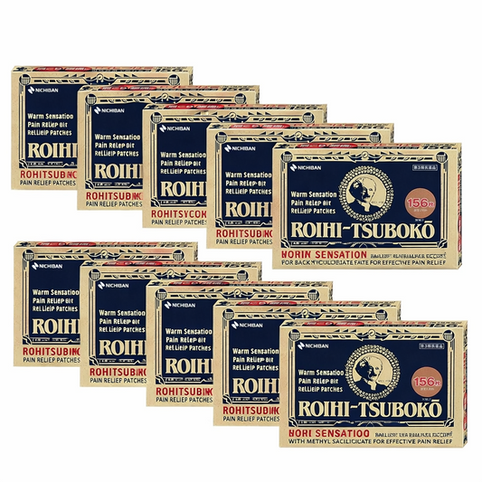 Nichiban ROIHI TSUBOKO Body Care Patch 78 Sheets x10 Japan