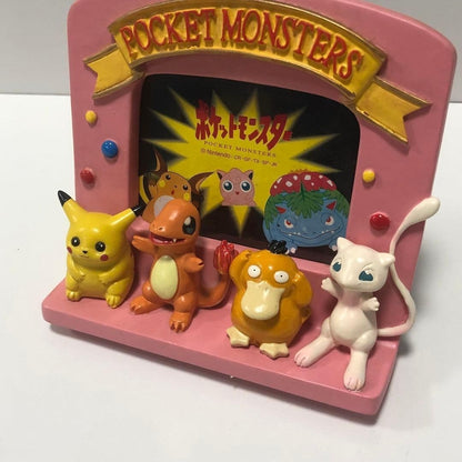Pokemon PoliFrame Pink Photo Frame Vintage Showa Rare Collectible No Box