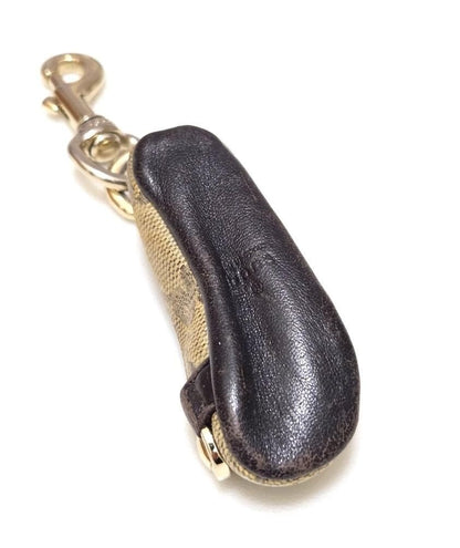 GUCCI GG Leather Strap Shoes Key Holder Rare Bag charm Fashion Accessories F169