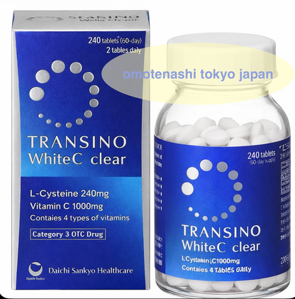 【 Transino White C Clear 】240 Tablets for 60 days from Japan