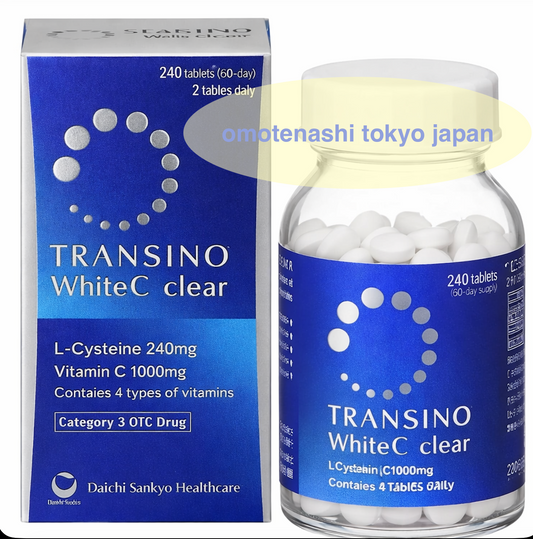 【 Transino White C Clear 】240 Tablets for 60 days from Japan