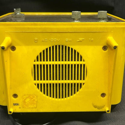 Seiko Retro Yellow Radio Clock Vintage AM FM Working Condition SDRA-942