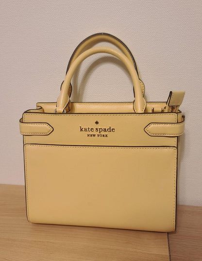 Kate Spade Shoulder Bag Tote Yellow