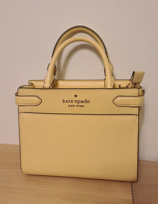 Kate Spade Shoulder Bag Tote Yellow
