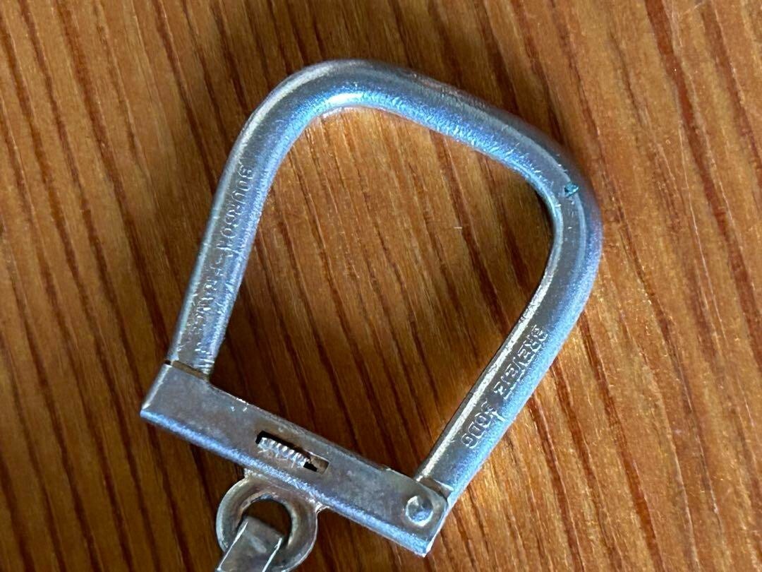 RARE French made BOURBON acrylic vintage keychain EEM Novelty Lefort Opuno