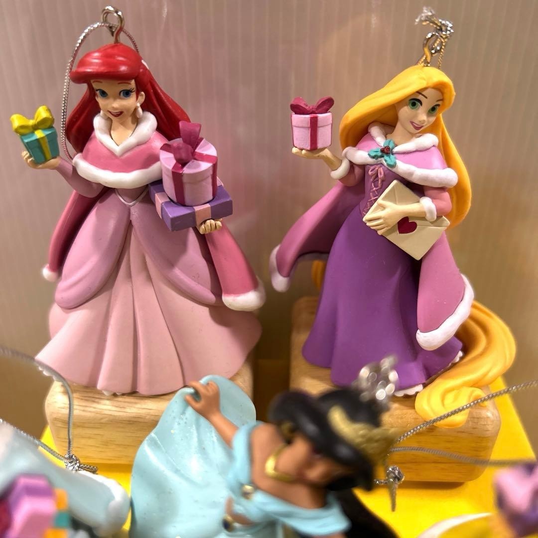 Disney Christmas Ornament Princess 9 Piece Set Collectible Character Goods Japan