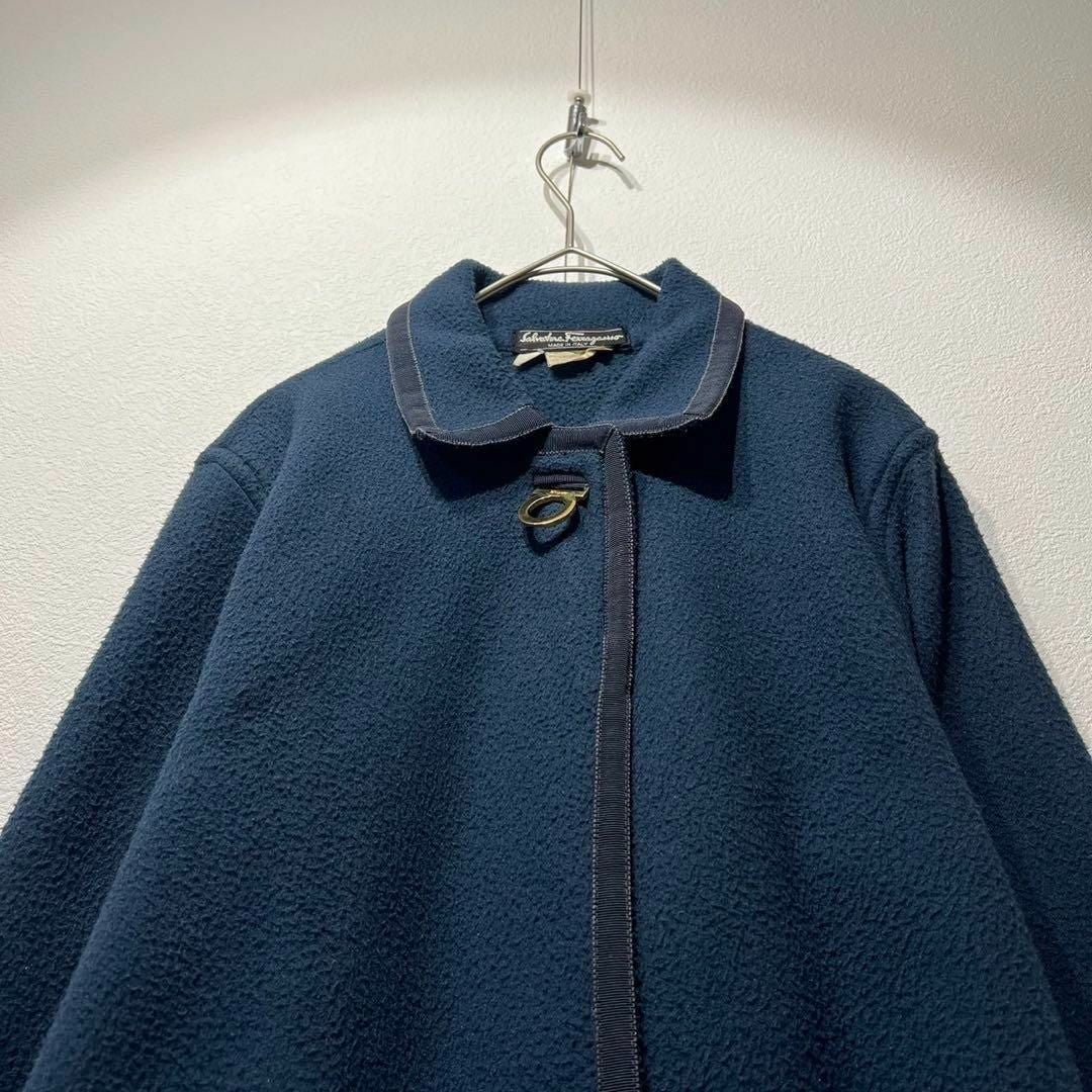 Salvatore Ferragamo Gancini fleece design jacket