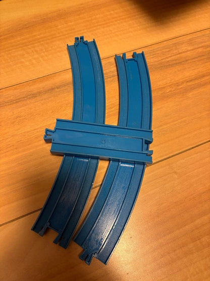 Tomy Thomas Plarail Rail Set Vintage Lot Blue Tracks 100 Pieces Complete
