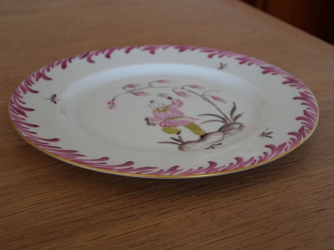 Marie Daage Limoges Indes Galantes Chinoiserie Plate 22cm Handpainted Rare