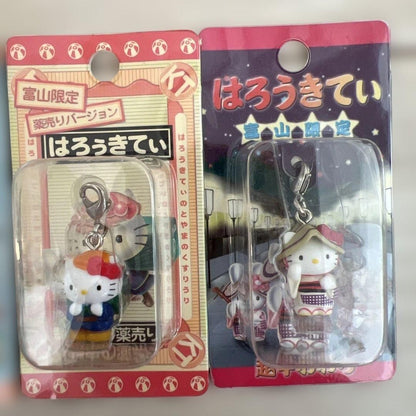 SANRIO Hello Kitty Gotochi Strap Lot of 6 Keychain Charm Japan Local